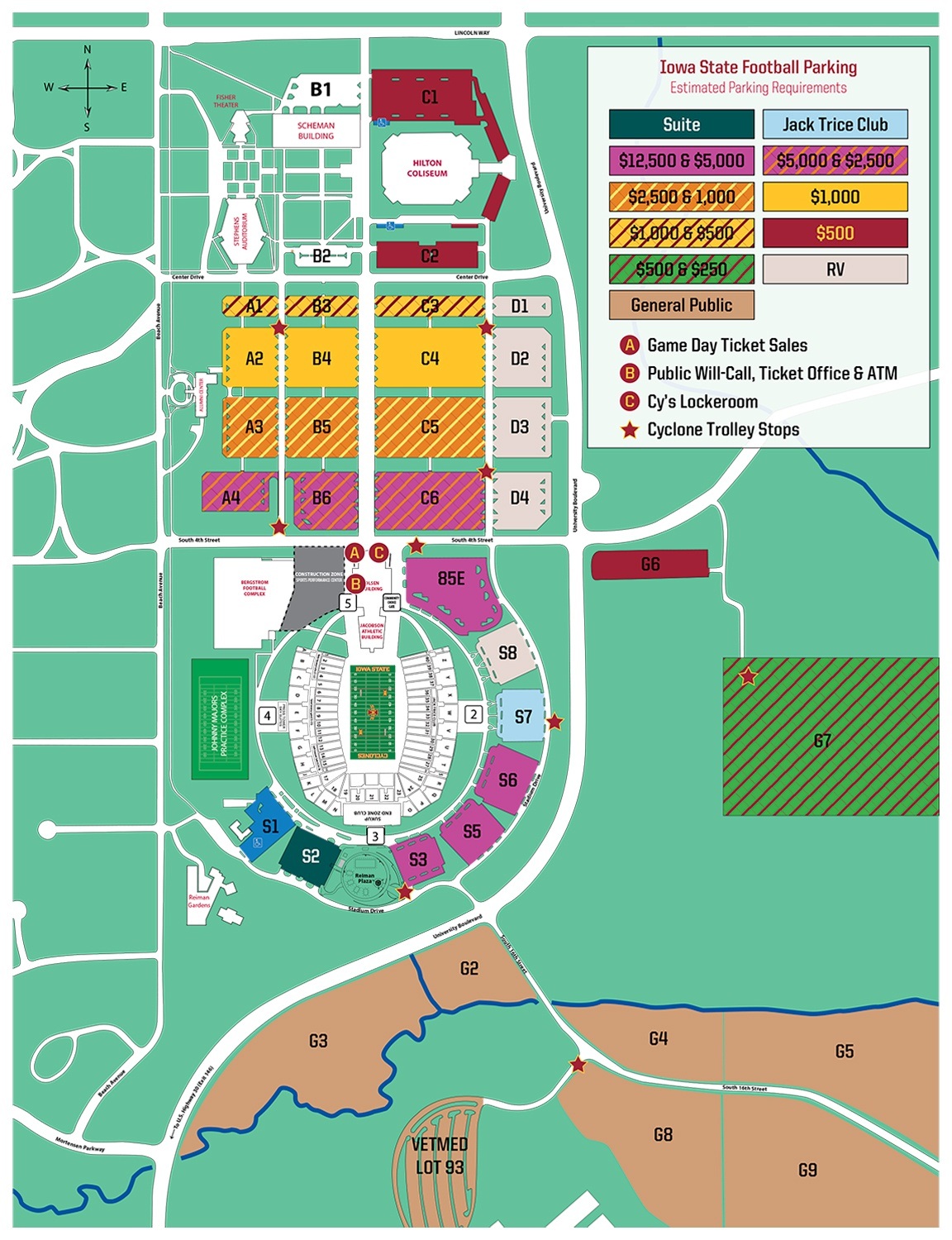 Tickets & Parking - Cyclone Club