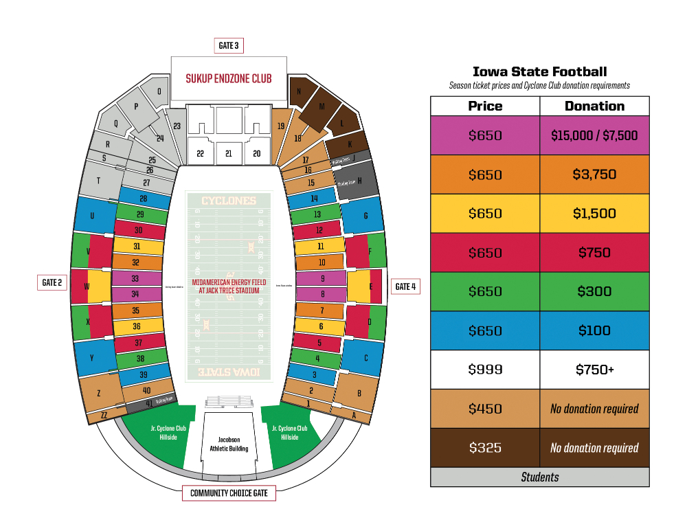 Football Seating Chart